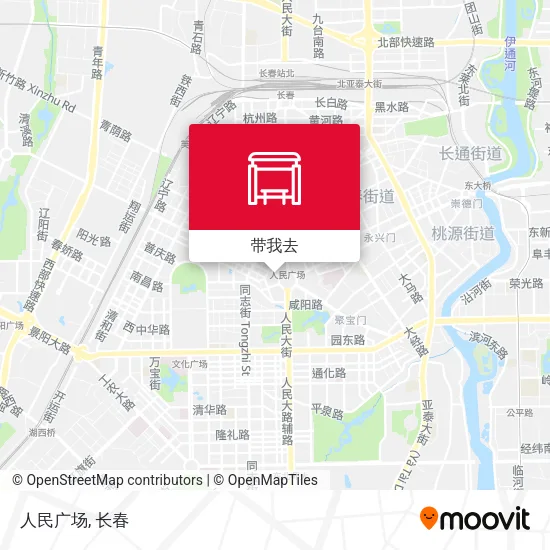 人民广场地图