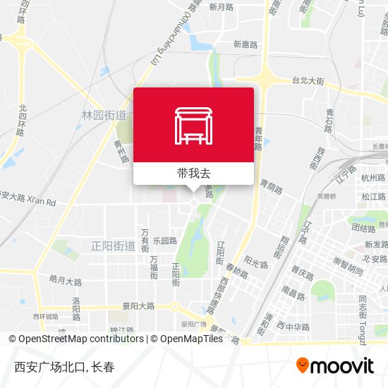 西安广场北口地图