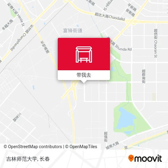 吉林师范大学地图