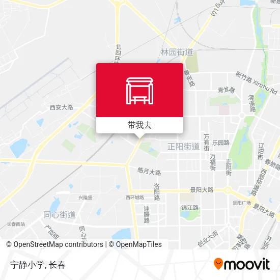 宁静小学地图