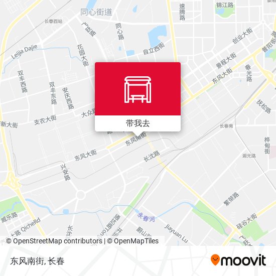 东风南街地图