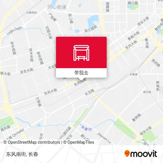 东风南街地图