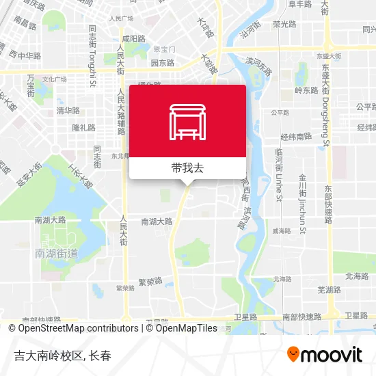 吉大南岭校区地图