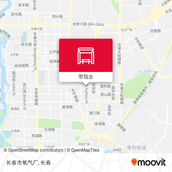 长春市氧气厂地图
