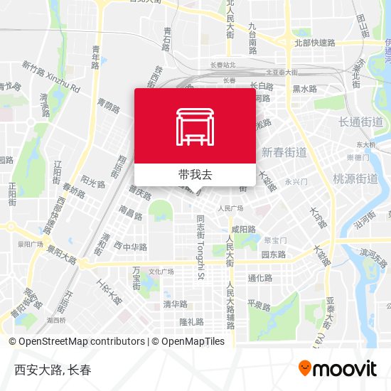 西安大路地图