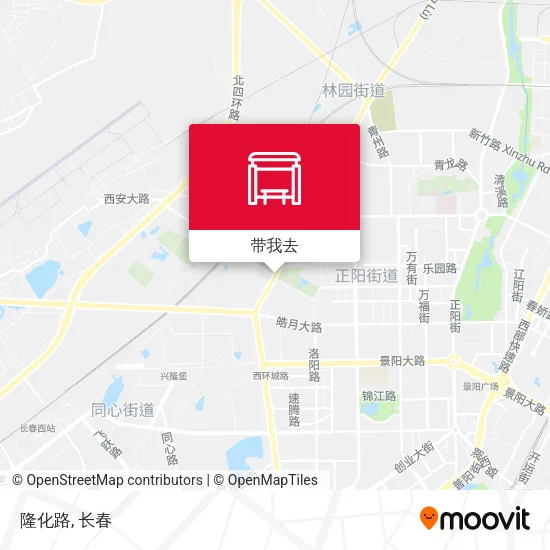 隆化路地图