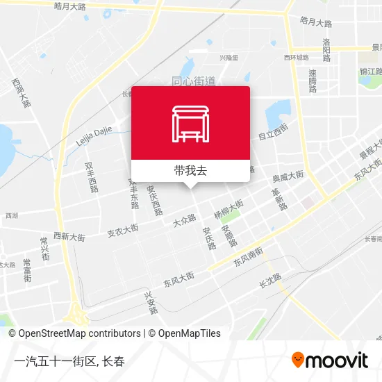 一汽五十一街区地图