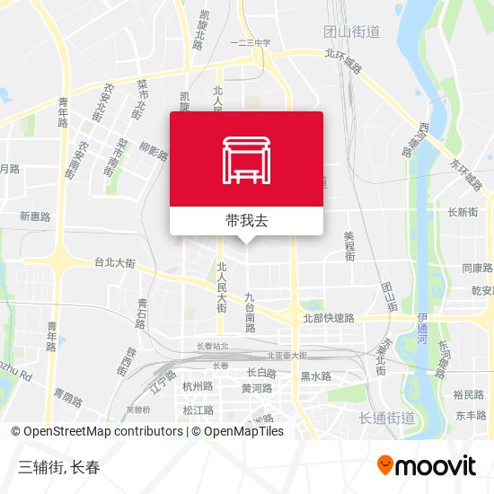 三辅街地图
