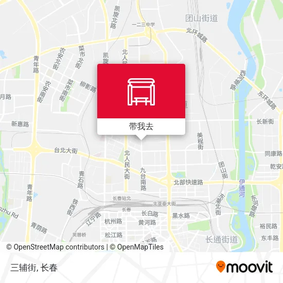 三辅街地图
