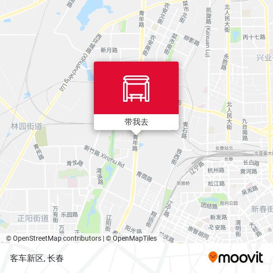 客车新区地图