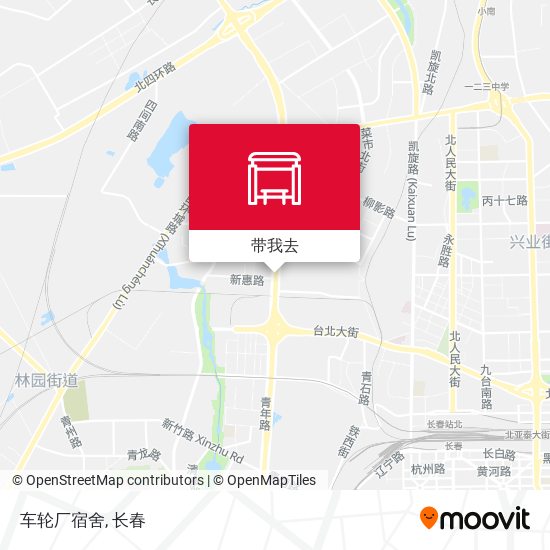 车轮厂宿舍地图