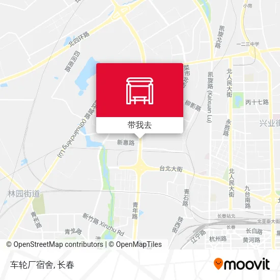 车轮厂宿舍地图