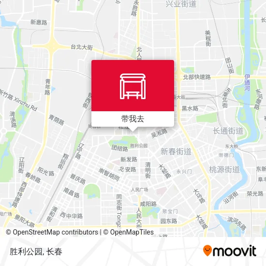 胜利公园地图