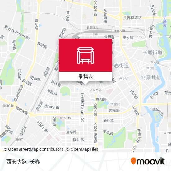 西安大路地图