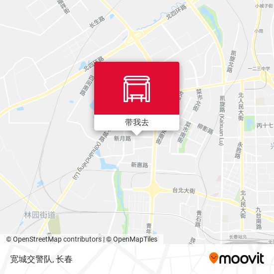 宽城交警队地图