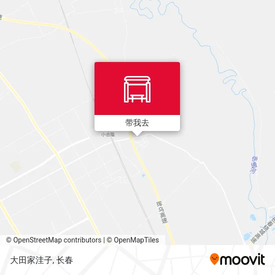 大田家洼子地图