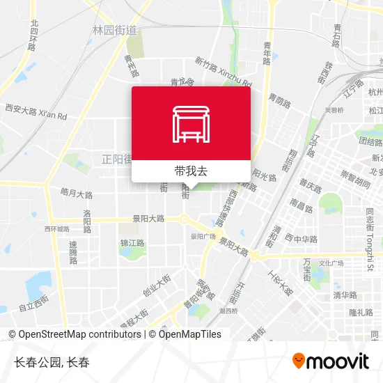 长春公园地图