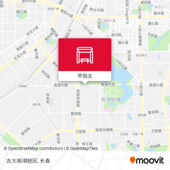 吉大南湖校区地图