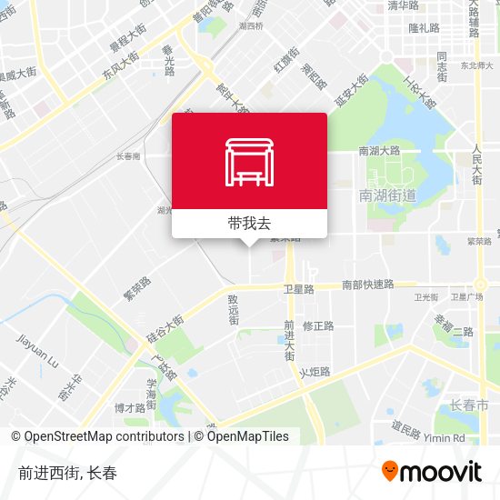 前进西街地图