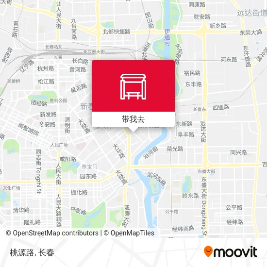 桃源路地图