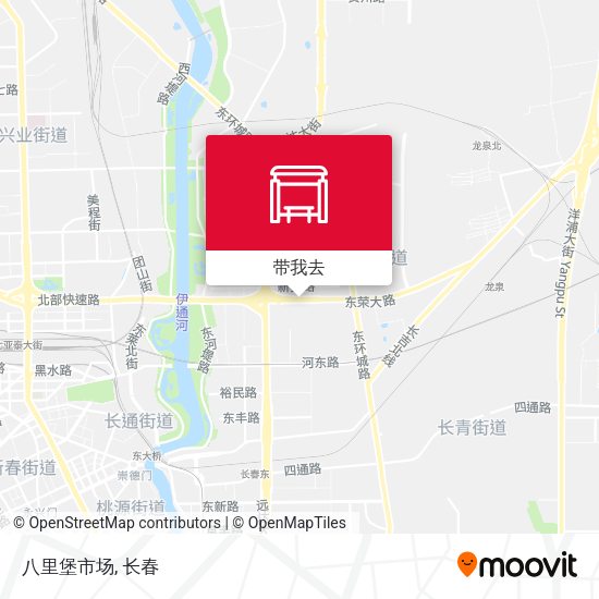 八里堡市场地图