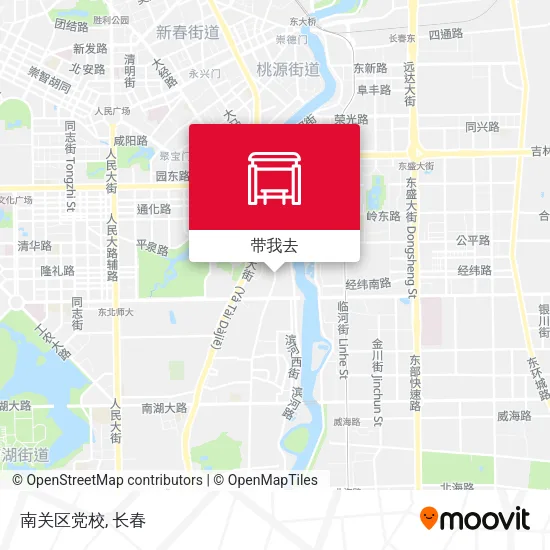 南关区党校地图
