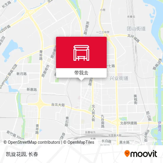 凯旋花园地图