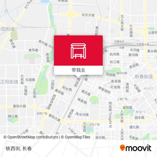 铁西街地图