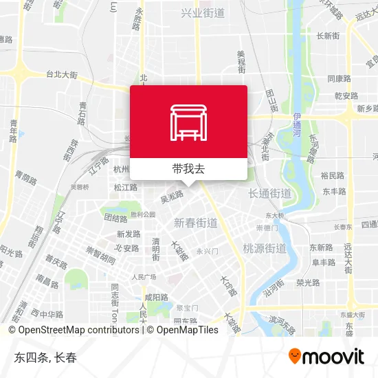 东四条地图
