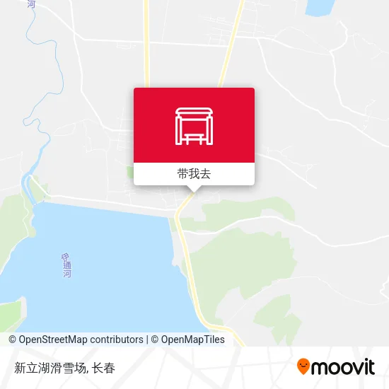 新立湖滑雪场地图