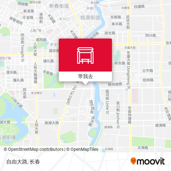 自由大路地图