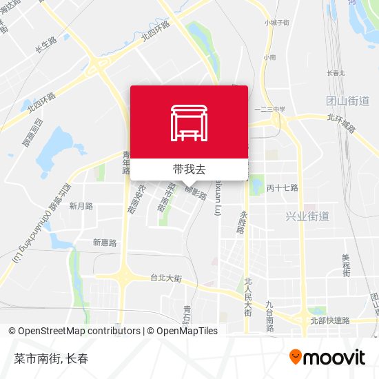 菜市南街地图