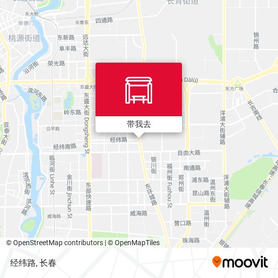 经纬路地图