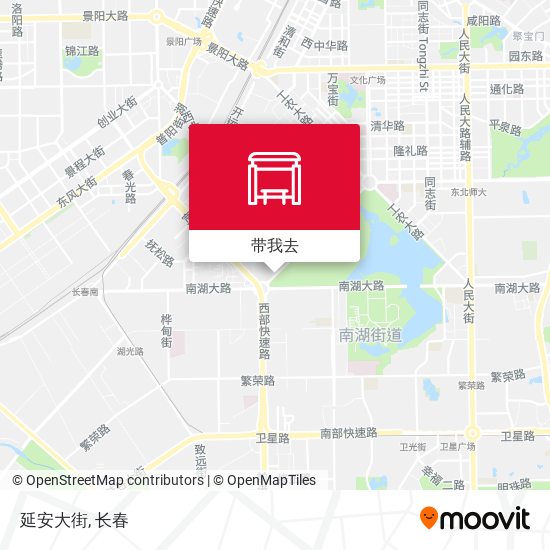 延安大街地图
