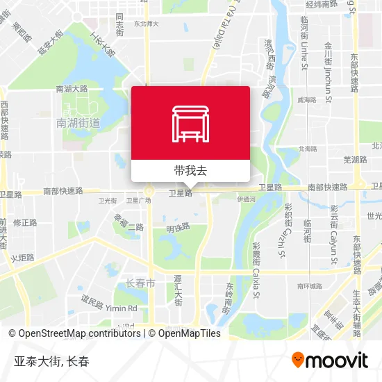 亚泰大街地图