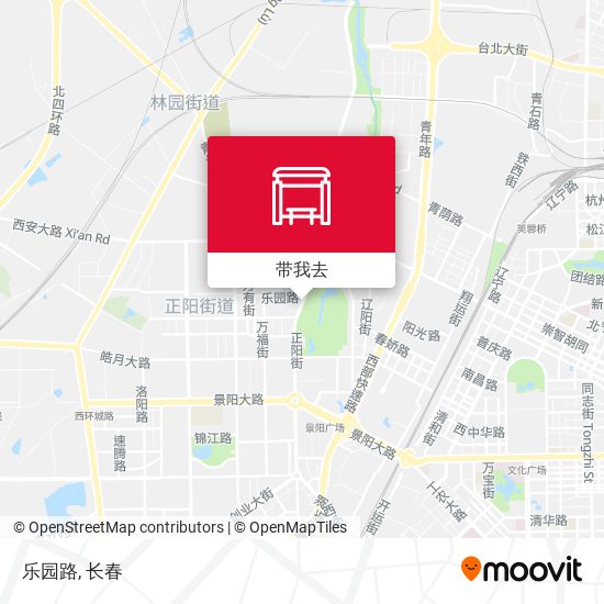 乐园路地图