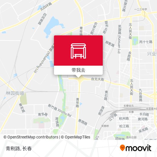 青刚路地图