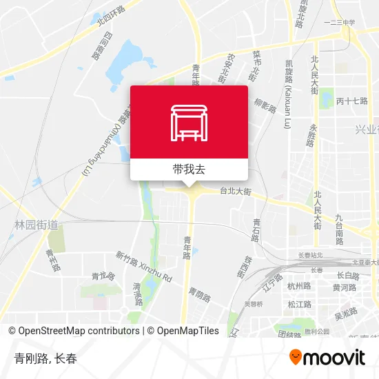 青刚路地图