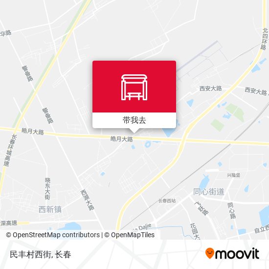 民丰村西街地图