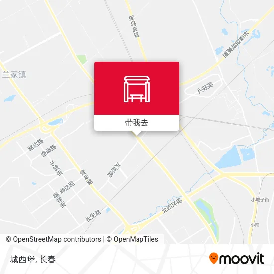 城西堡地图