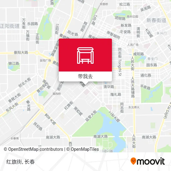 红旗街地图