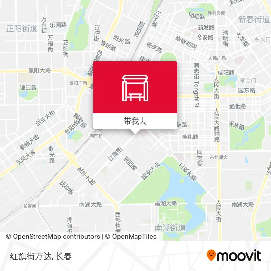 红旗街万达地图