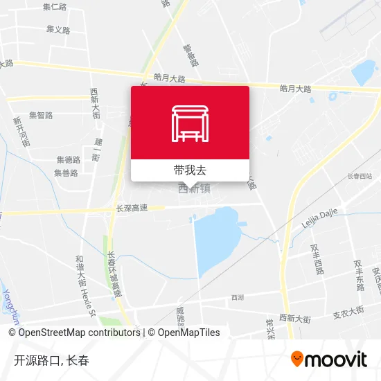 开源路口地图
