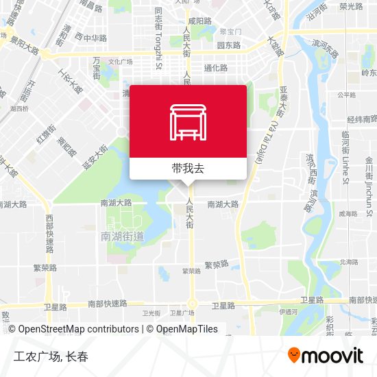 工农广场地图
