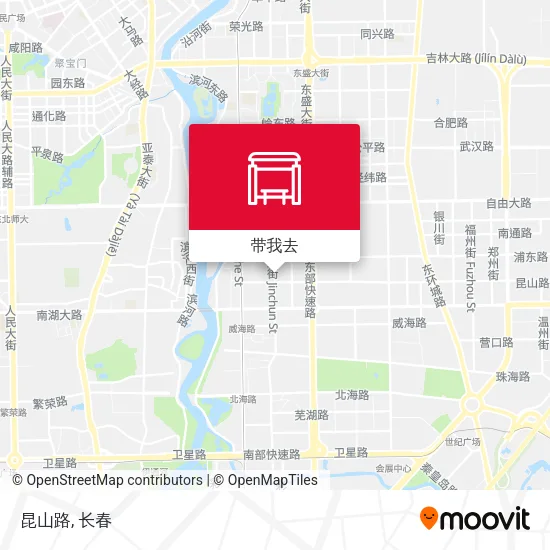 昆山路地图