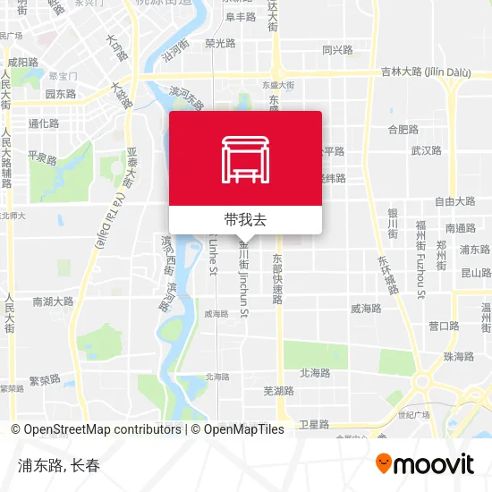 浦东路地图