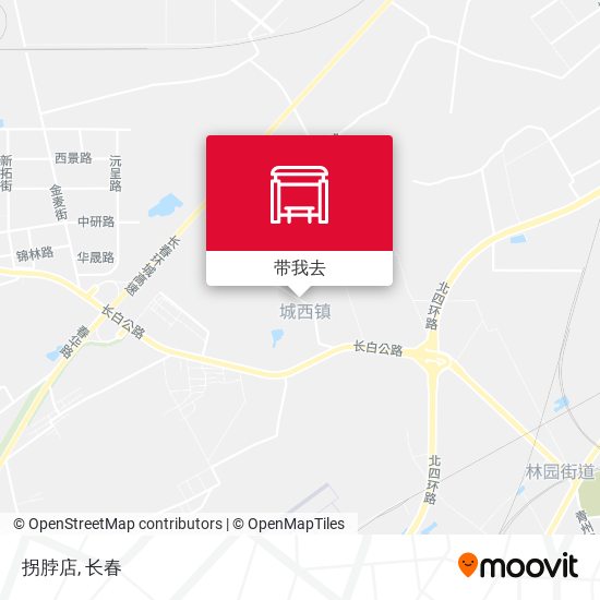 拐脖店地图