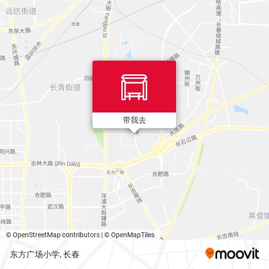 东方广场小学地图