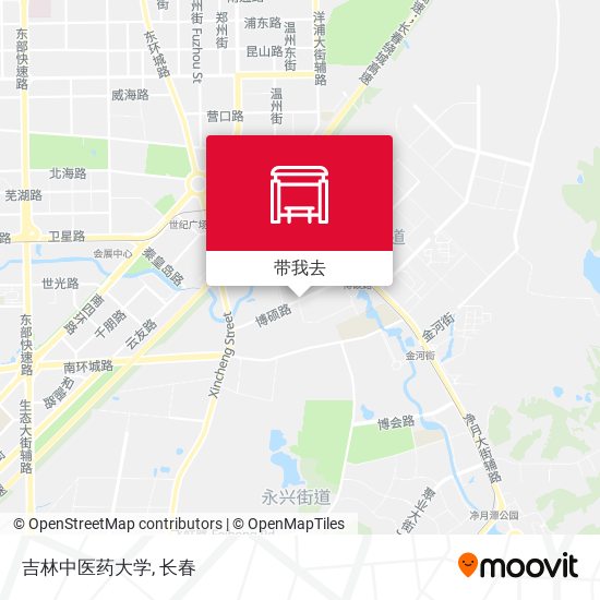 吉林中医药大学地图