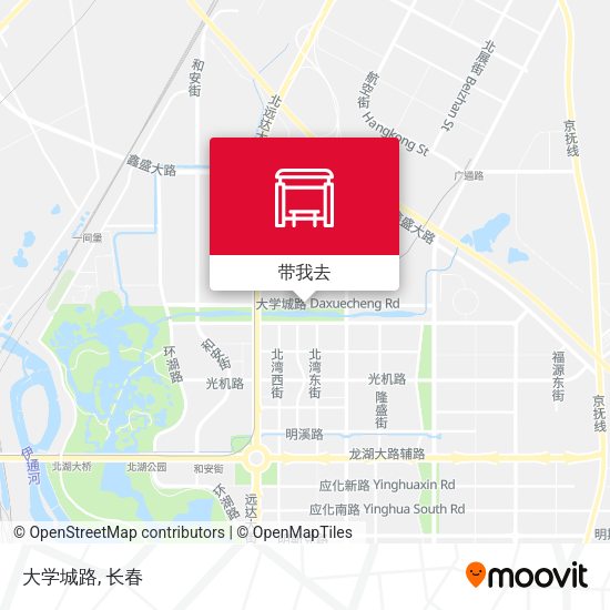 大学城路地图
